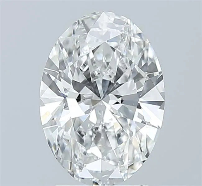 2.00ct Oval Lab Grown Diamond (Colour D, Clarity VVS2, IGI Certified)