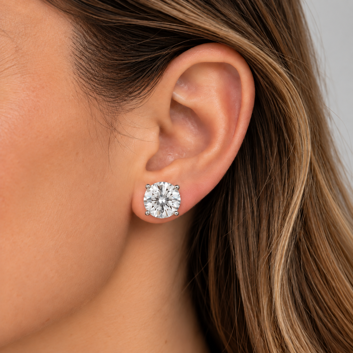 5.00ctw Lab Diamond Studs