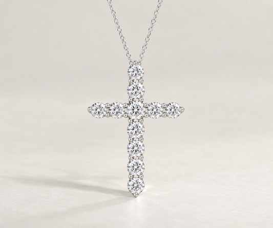 14K Gold 2cttw Natural Diamond Pendant - Andrew Z Diamonds & Fine Jewelry
